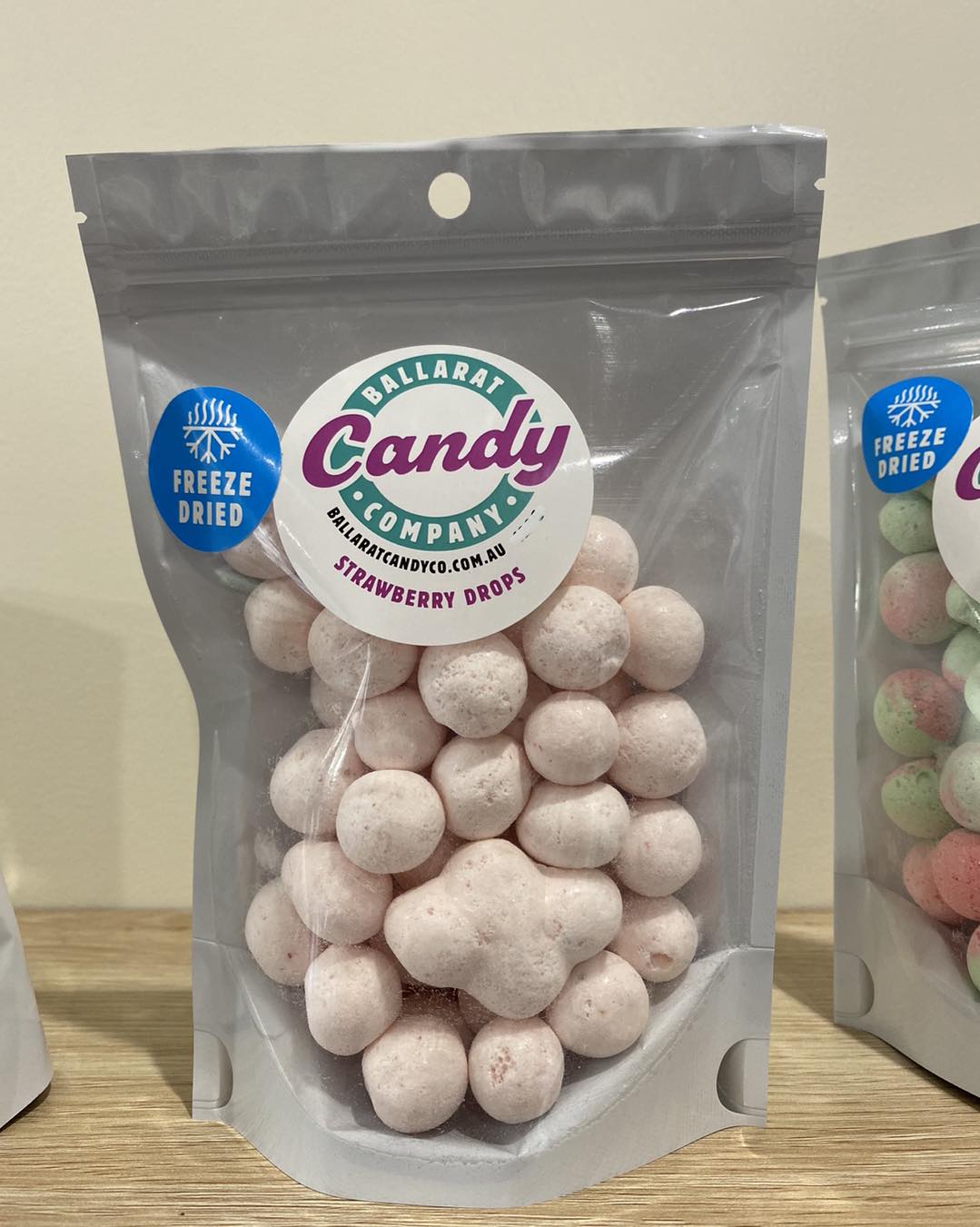 Freeze dried candy
