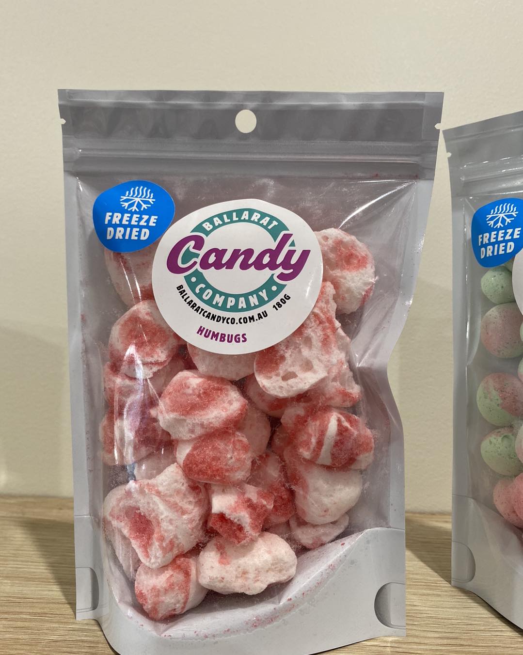 Freeze dried candy