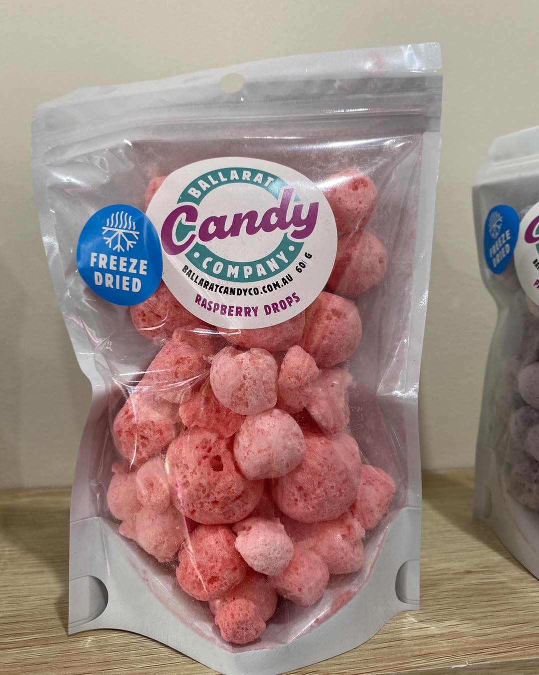 Freeze dried candy