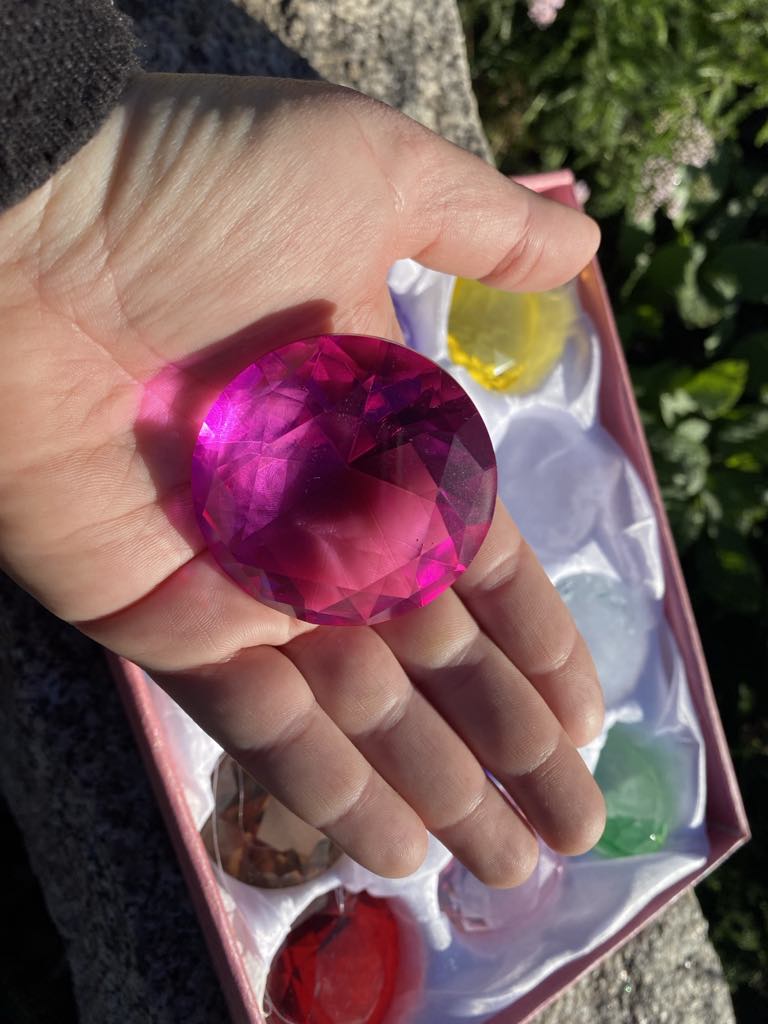 Glass Diamond – 4.5cm Medieval/Fantasy Costume Accessory