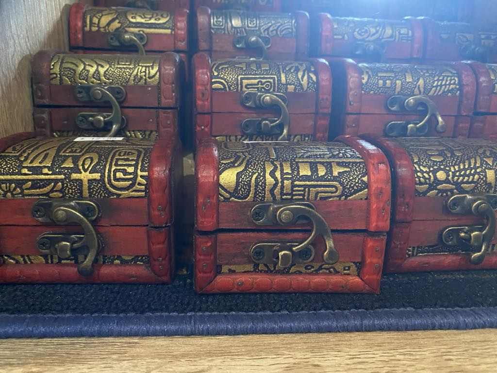 Treasure Box – Wooden Medieval/Fantasy Costume Accessory