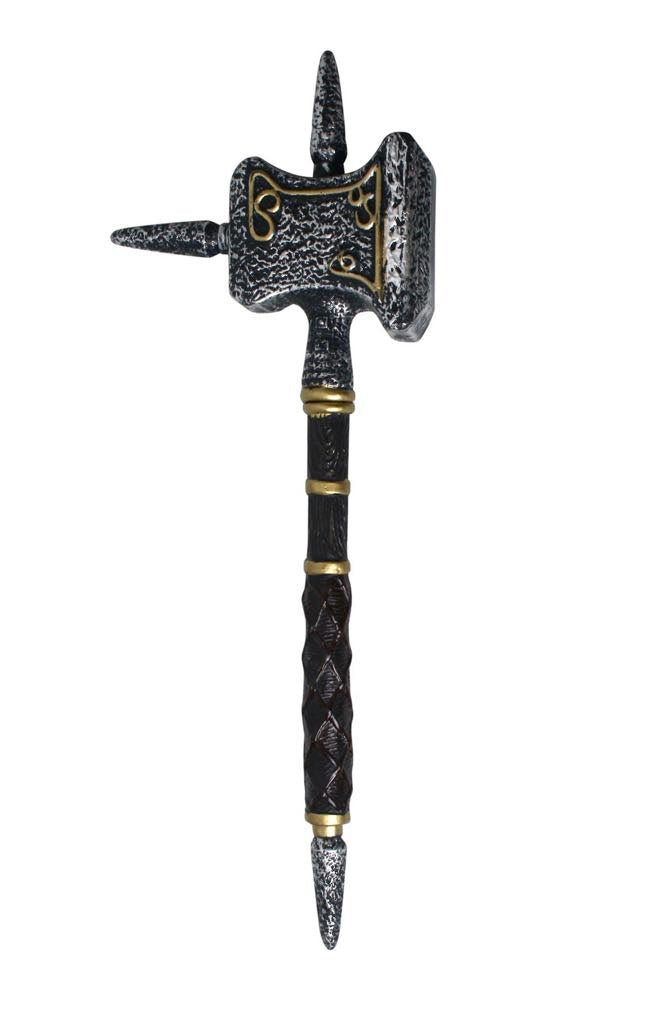 55cm Decorated War Hammer – Medieval/Fantasy Costume Accessory