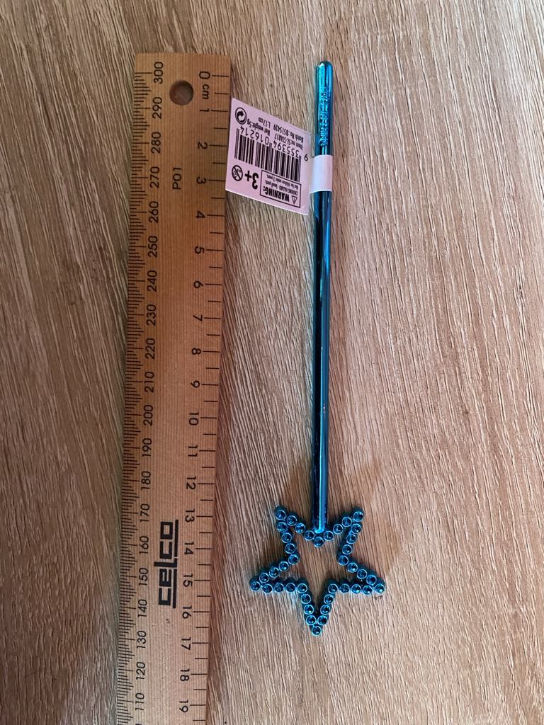 Bright Colored Star Scepters – 17cm Costume Accessories