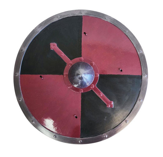 Black/Red 45cm Viking Shield