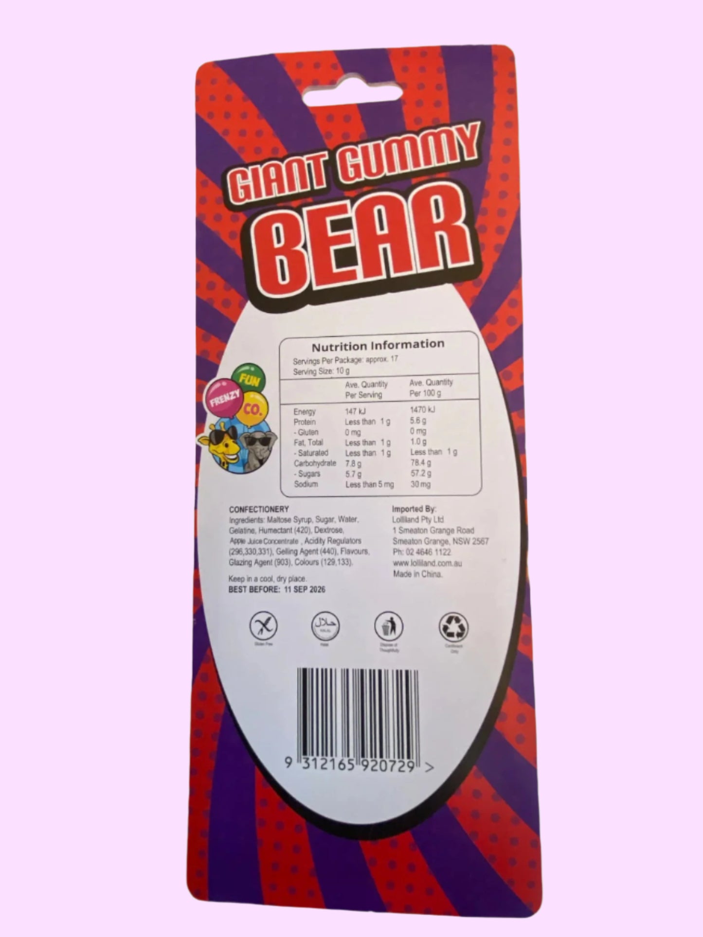 Giant Gummy Bear