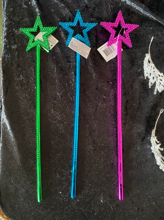 Bright Colored Star Scepters – 32cm Costume Accessories