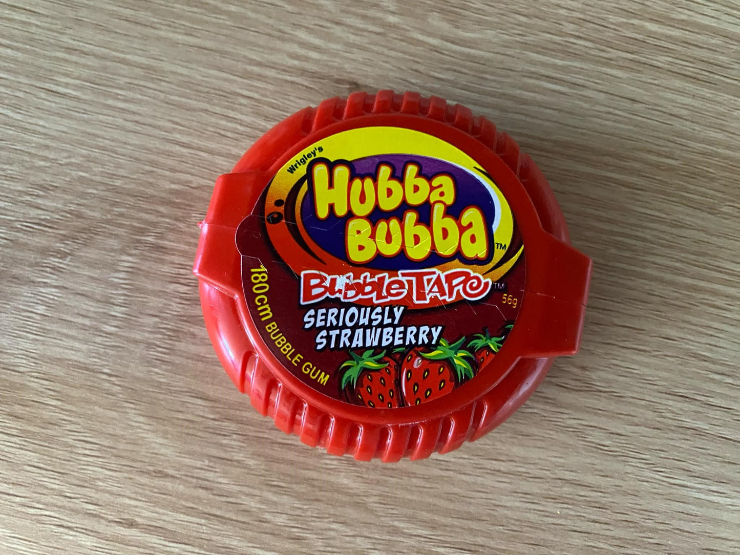 Hubba Bubba Seriously strawberry Tape (bubblegum)