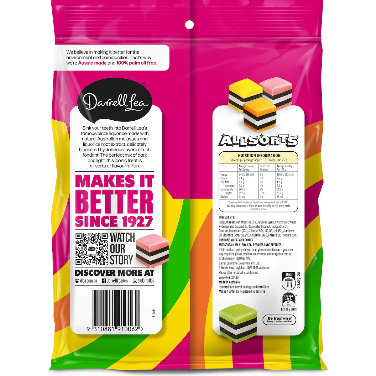 Darrell Lea All Sorts Liquorice