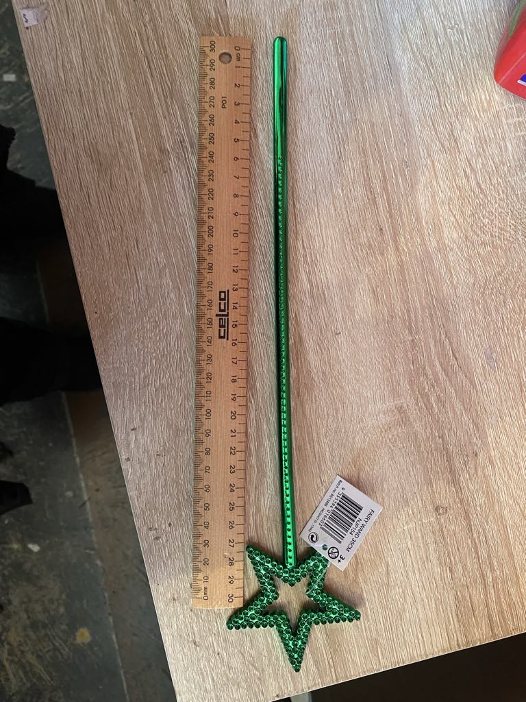 Bright Colored Star Scepters – 32cm Costume Accessories