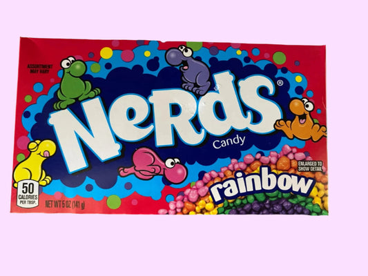 Rainbow NERDS movie box