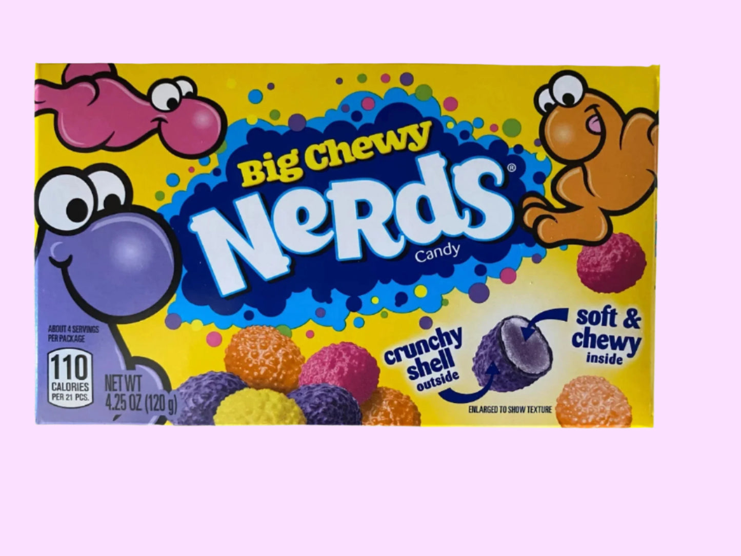 Big chewy NERDS Movie box