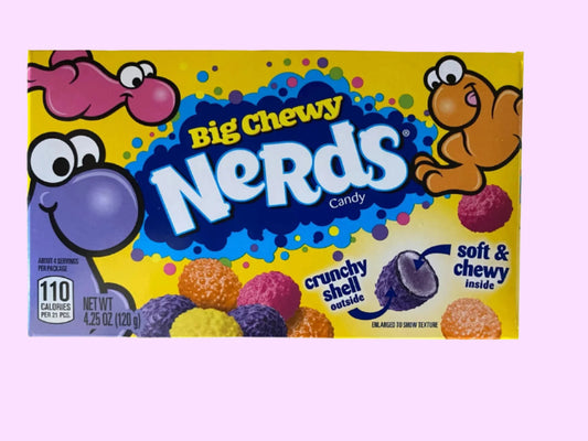 Big chewy NERDS Movie box