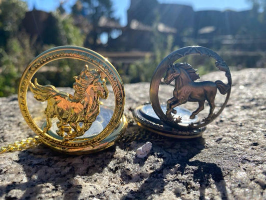 Pocket Watch – wild horses